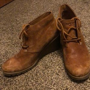 Sperry Wedge Booties